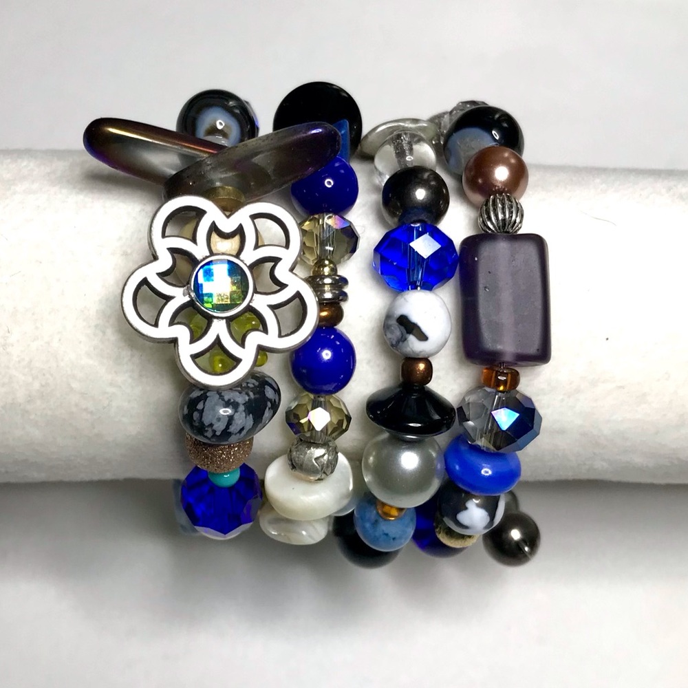 Handmade Bracelet with Vintage and Modern Elements (NB68-12H) New Without Tags - Picture 2 of 8
